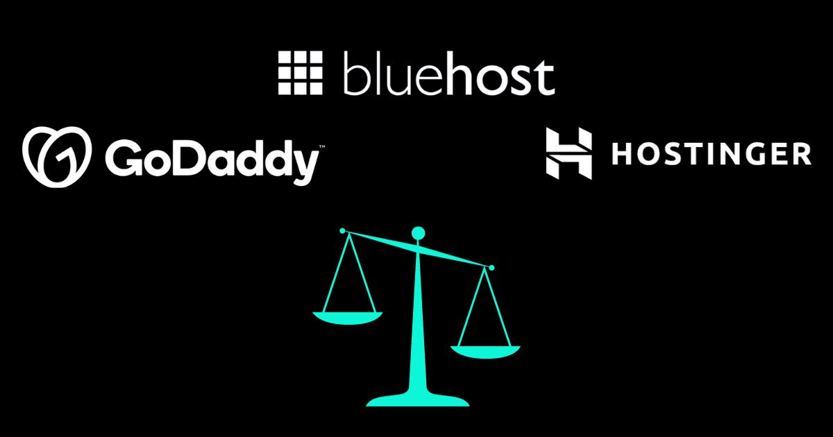 Godaddy vs hostinger vs bluehost: web hosting service in 2023