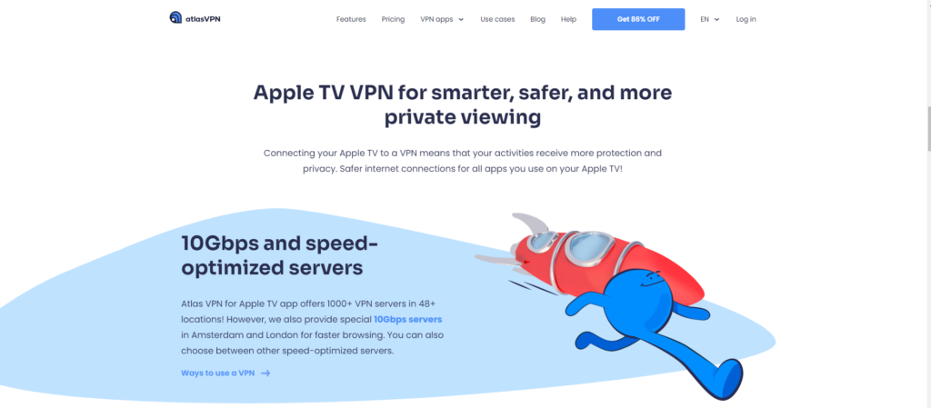 Atlas VPN for Apple TV